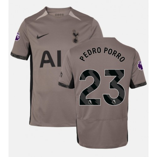 Maillot de foot Tottenham Hotspur Pedro Porro #23 Troisième 2023-24 Manches Courte